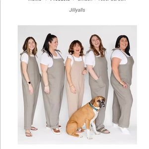 Smash + Tess Neutral Taupe Utility Jumpsuit